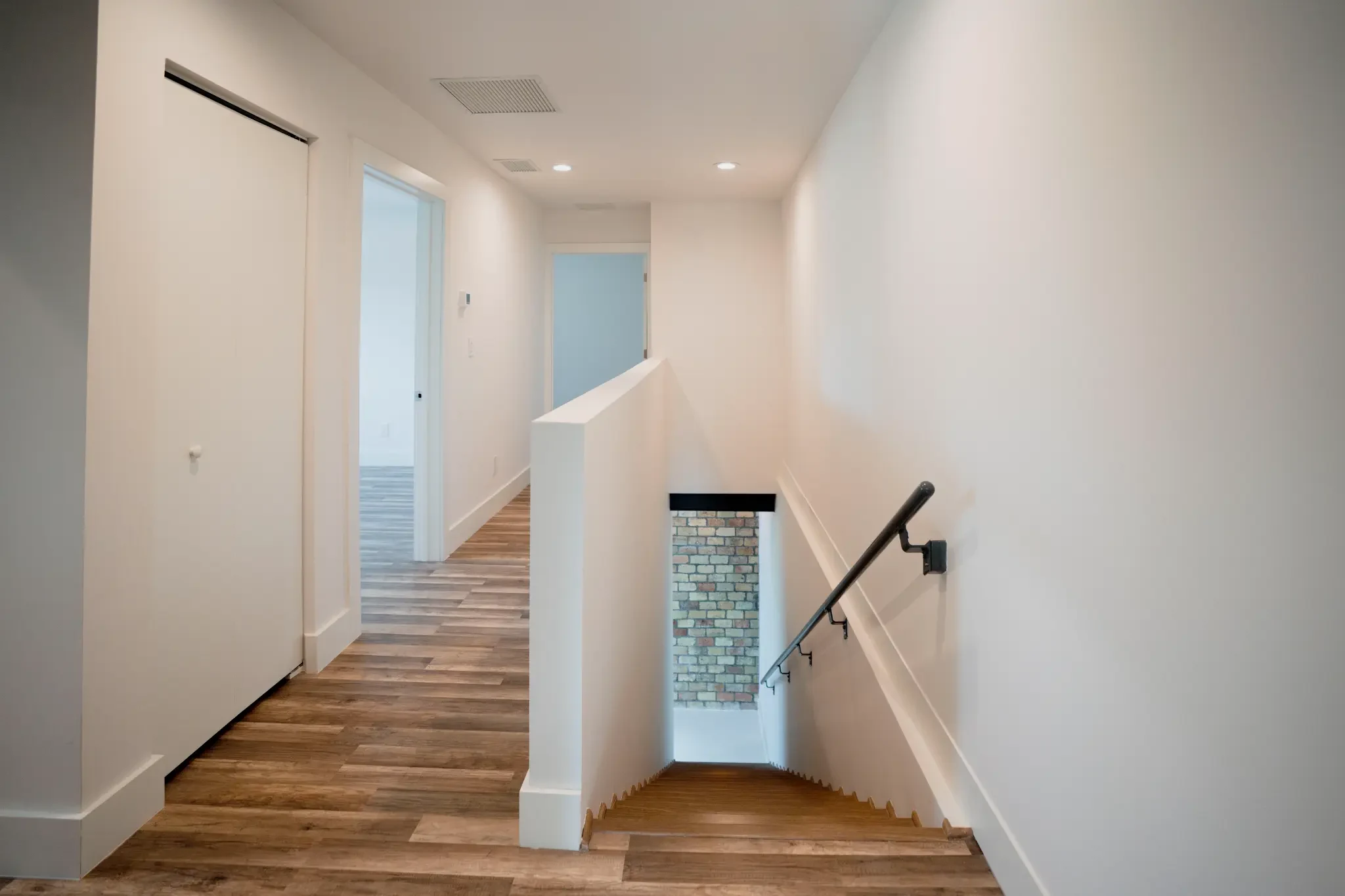 Medina Duplex stair hall built by Danto Builders