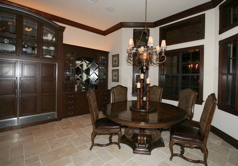 Royal Palm Yacht Club custom home dining room