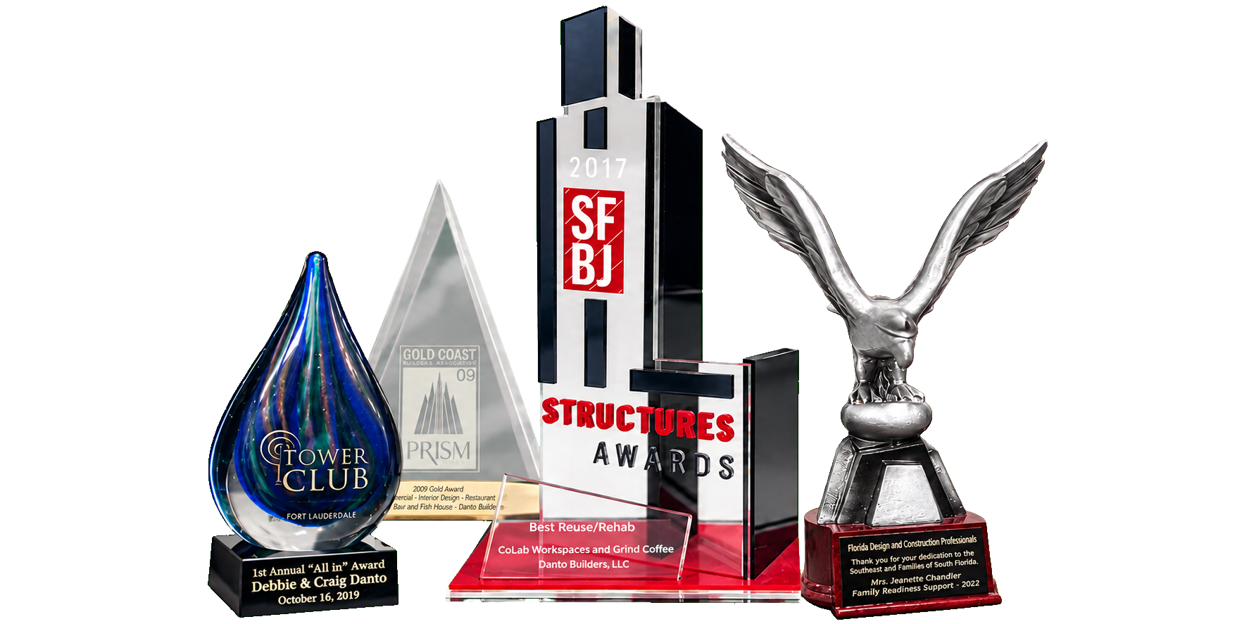 Danto Builders award collection