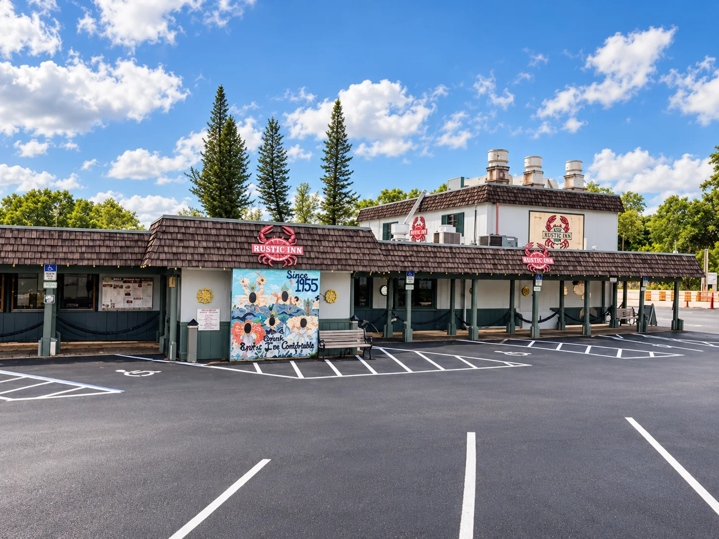 Rustic Inn restaurant exterior
